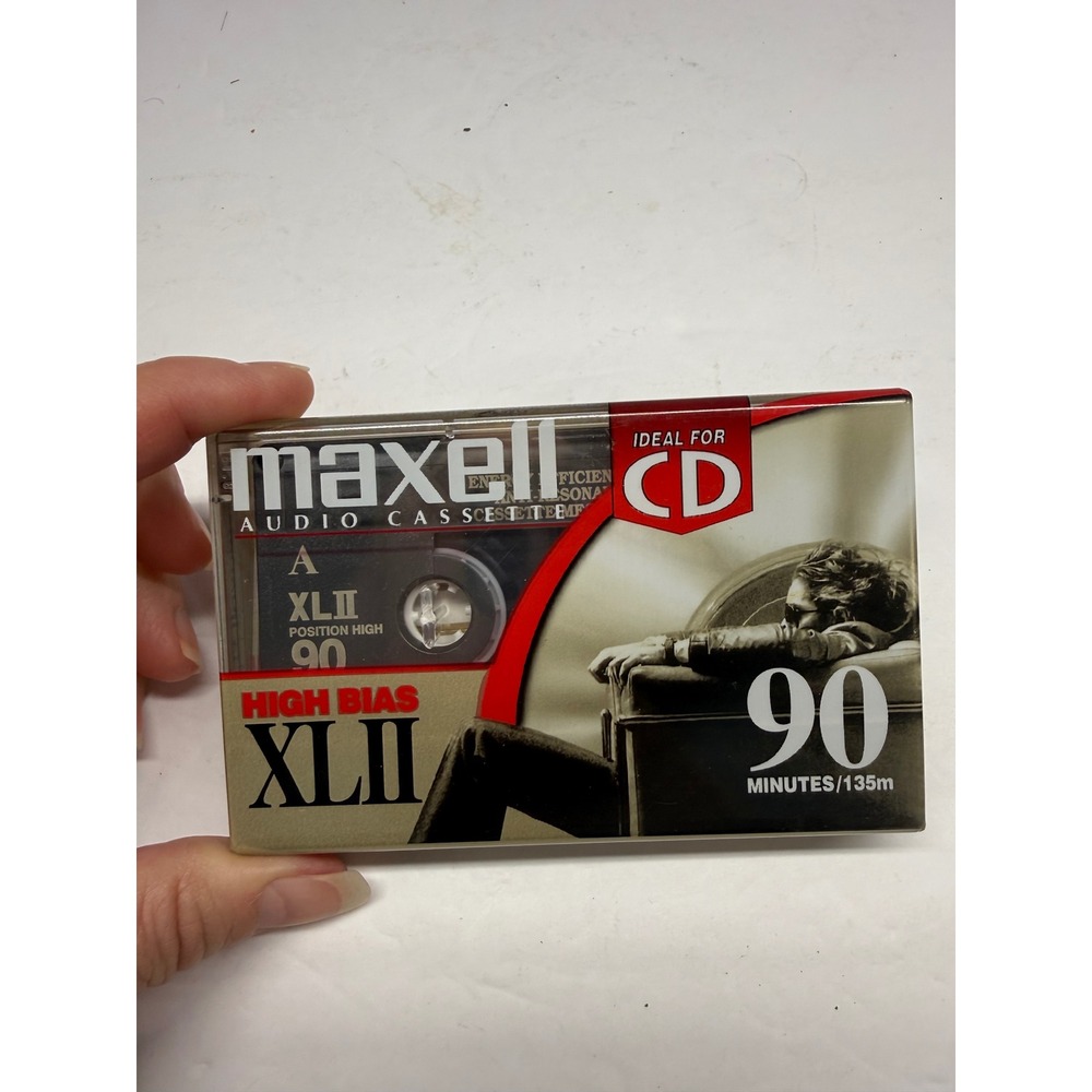 Maxell XLII 90 High Bias Audio Cassette Tape 90 Minute Type II Sealed New